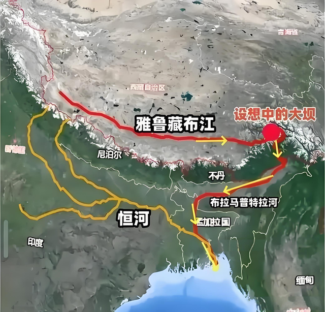 怪不得印度不闹腾！雅鲁藏布江水电工程，让“水资源威胁论”失效