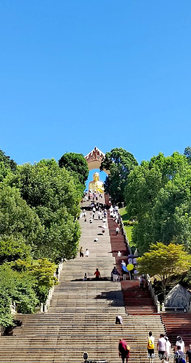 东林大佛&东林寺，在大佛脚下休憩