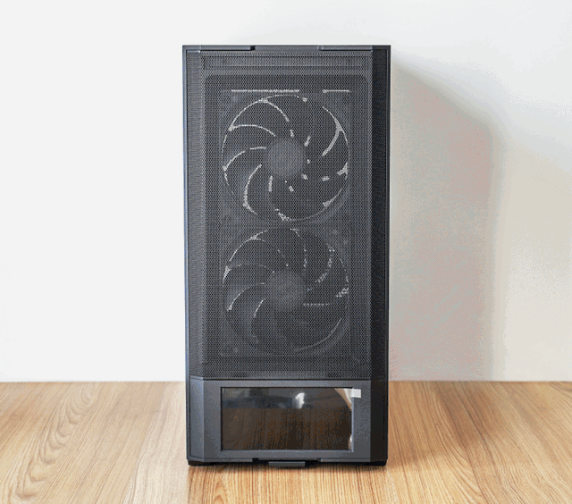 自带屏幕的主机—联力207D+9950X3D+ROG B850-F+索泰5070Ti装机