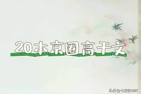 现言‖20本高质量京圈高干文①京味儿十足，越看越上头！图片
