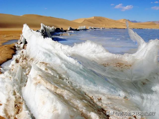 青海的冬天有多美?风裹着雪吻过河流,阳光在雪山尖写满温柔