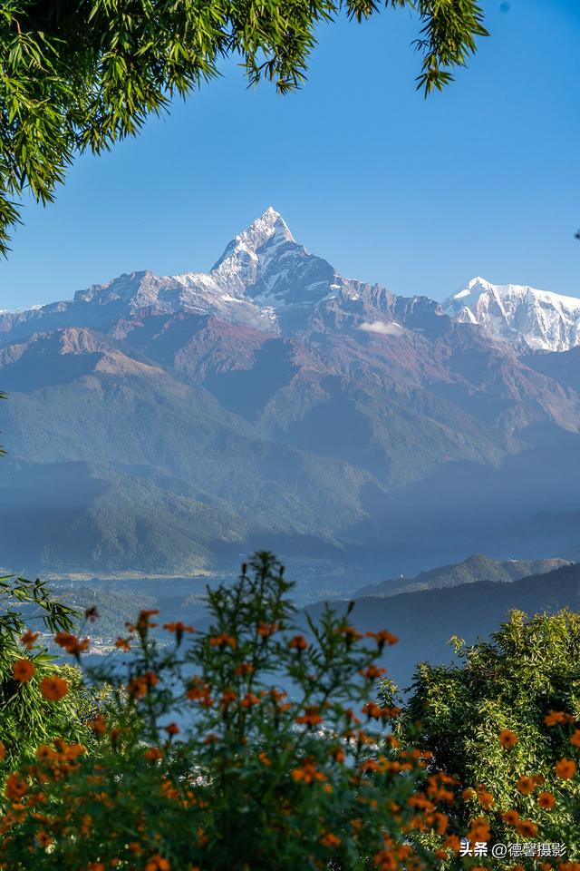 尼泊尔摄影之旅（13）——博克拉观喜马拉雅山日出