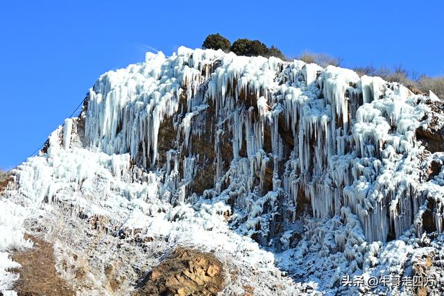 虎峪冰瀑：山谷里的冬日秘境、现实版的冰雪奇缘