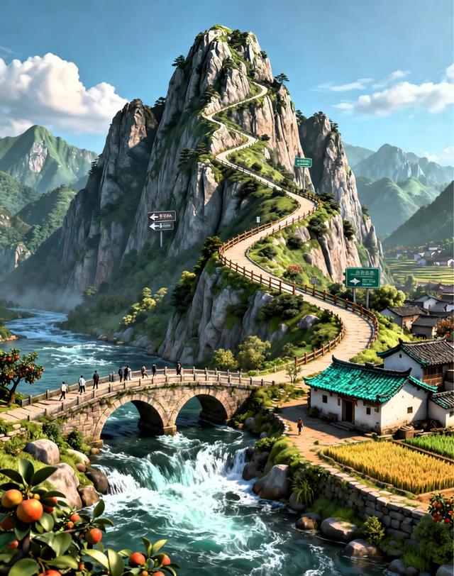 旺自己的头像，山水图片