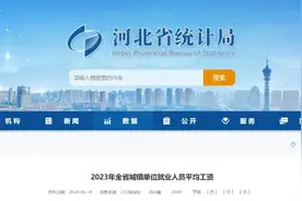 最新！河北各市各行业平均工资公布图片