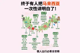 马来西亚旅游一次讲明白，收藏这5张攻略地图图片