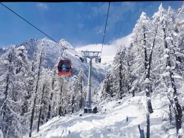 达古冰川冬日雪景图鉴，每一帧都能当壁纸
