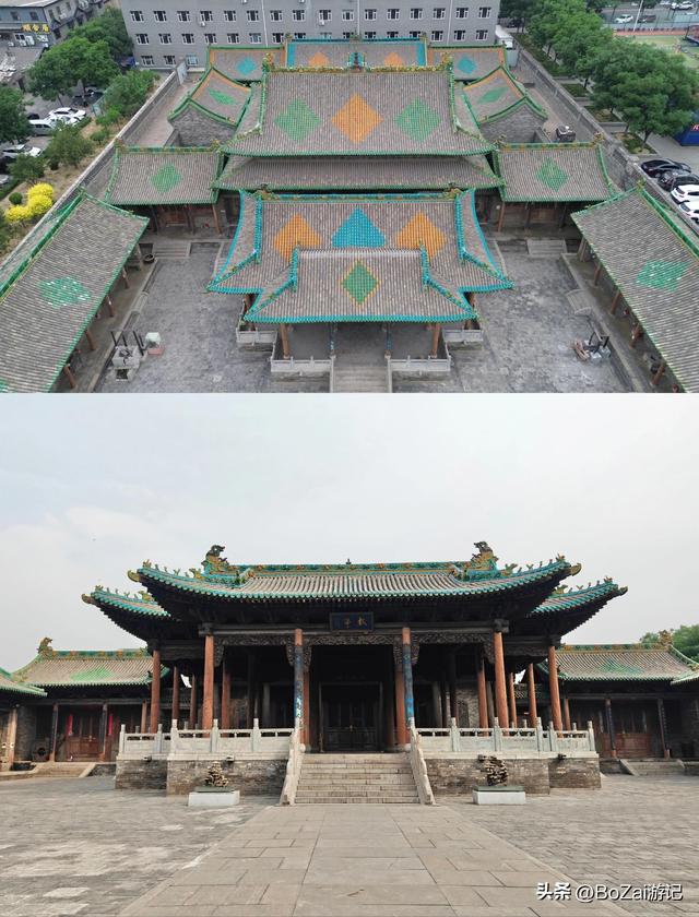 介休藏国保古建，城隍庙免费逛，明代琉璃绝了