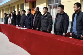 以热辣滚烫的青春 铸就飞驰人生的梦想——积石山县刘集中学举行2024年中考百日冲刺誓师大会图片