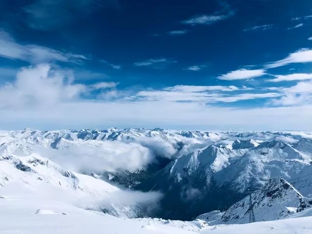 达古冰川冬日雪景图鉴，每一帧都能当壁纸