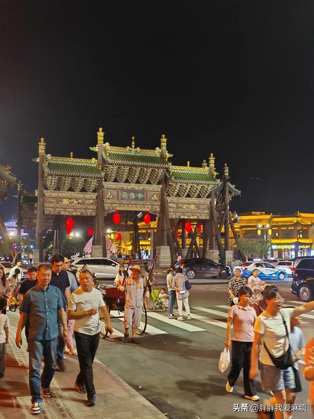 大同古城夜景