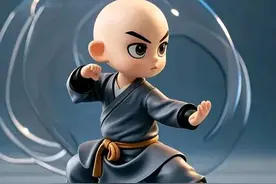 萌趣小和尚｜打坐练拳挑水，治愈你的每一天！图片