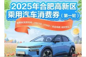 合肥再次发放新一轮汽车消费券图片