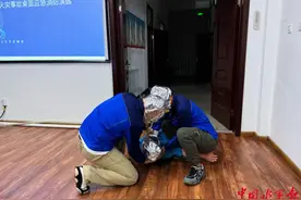 中交三航局四公司哈尔滨避暑城项目部开展“安全生产月”活动图片