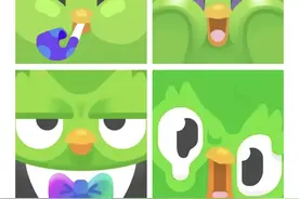 多邻国Duolingo绿色猫头鹰的疯狂劝学，好让人上头图片