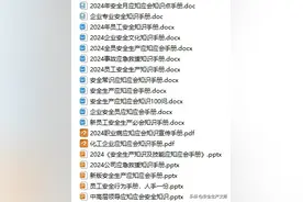 安全生产应知应会知识手册全套资料图片