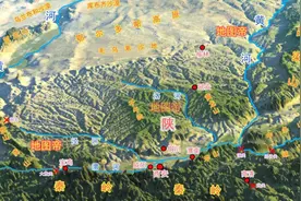 天开函谷壮关中，函谷关易守难攻？看地图一目了然图片