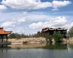 甘肃武威的沙漠公园