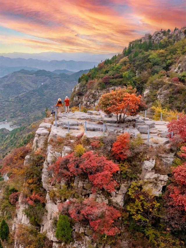 红了！淄博绝美红叶季来袭，一景区免费！天晴就出发→