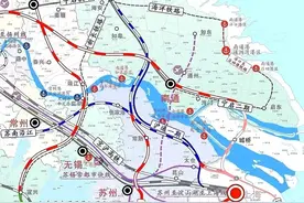 盐宜高铁规划设计细节:盐城、泰州、无锡新建站点线路分析图片