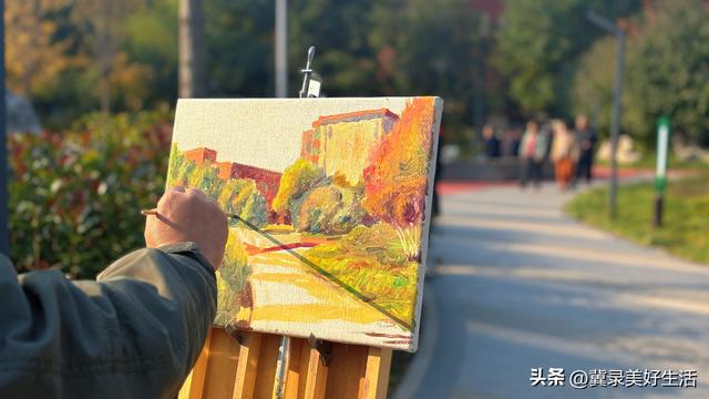 画布里的裕东景语