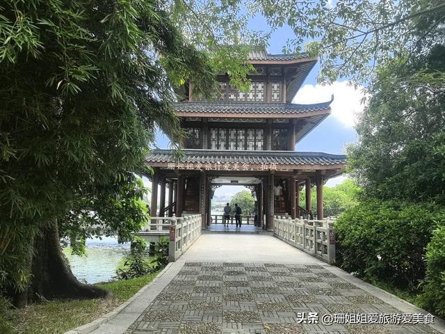 夏末游玩惠州丰渚园：古筑映荷添雅，尾季荷花“私藏”角度显惊艳