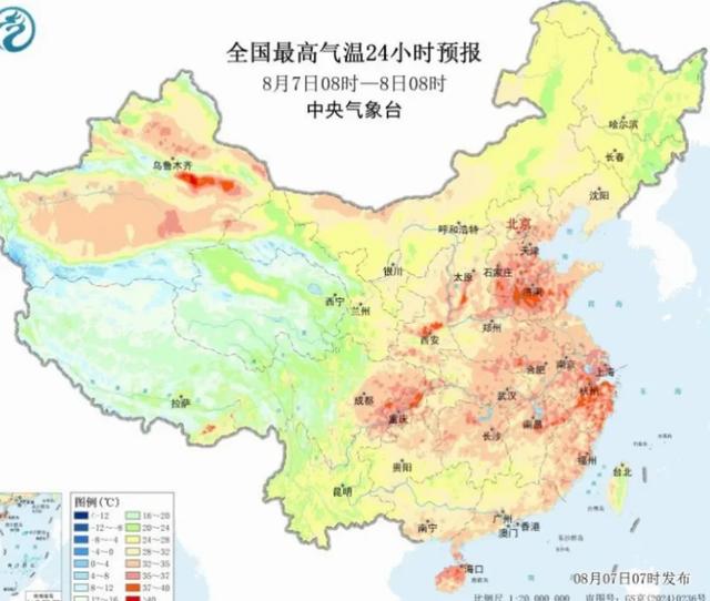 本轮强降雨中心已定，今天夜间至8月8号天气，暴雨大暴雨分布如下
