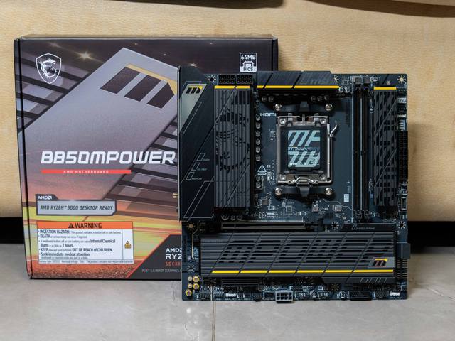 最强B850超频主板来袭！微星B850MPOWER测评，它比迫击炮更香？
