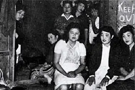 她18岁被抓去当慰安妇，一晚上被50名日军侵犯，最后还怀了孩子图片