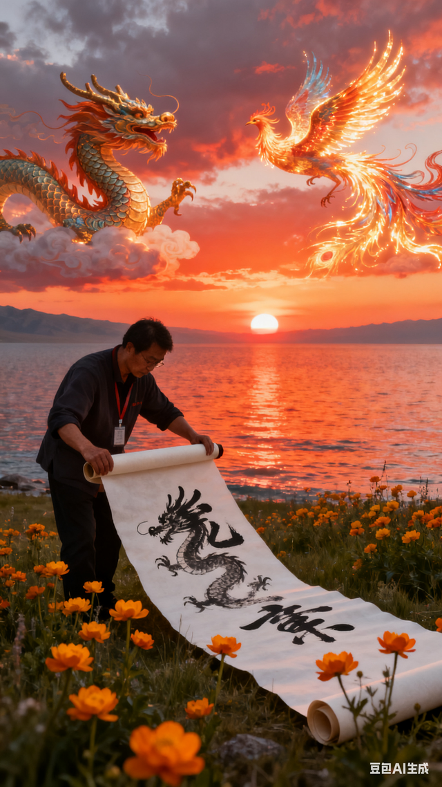 无双道龙赵小荣游记《 一笔祥龙行天下 》（四十九）赛里木湖纪行