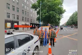 沈阳市城市管理综合行政执法局组织市政部门护航高考图片
