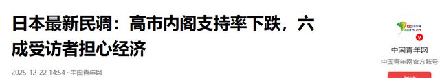 57：37！日本最新民调出炉，高市早苗兵败如山倒，果不出中国意料