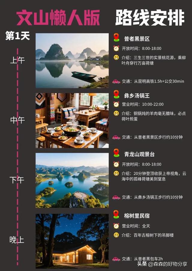 文山3天秘境之旅