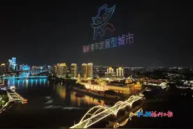 福州上空机器人在扭秧歌？今晚还有哦图片