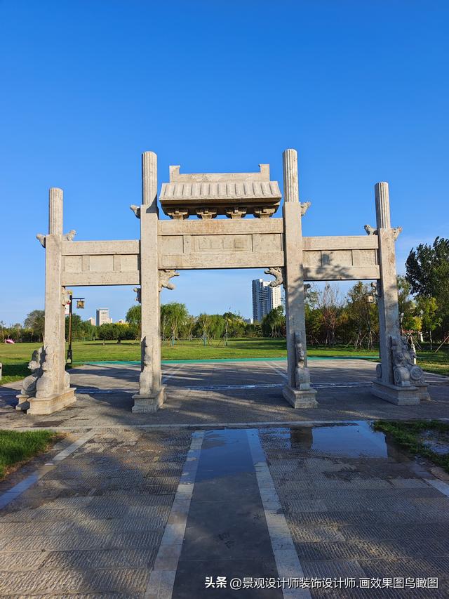 河北省沧州市百狮园公园 旅游照片