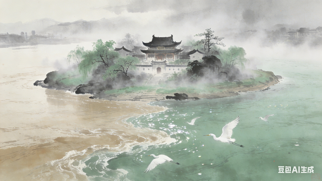 标题：湘江心藏千年秘境！涨水即消失的神仙岛