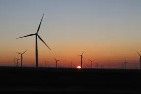 北塔山160万千瓦风电项目完成测风塔和测风雷达安装图片