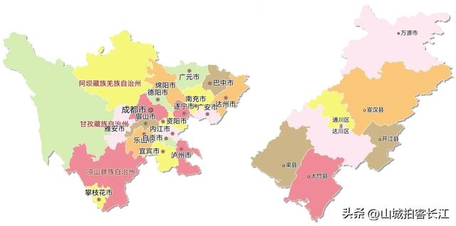 四川东北部的“扛把子”，拥有两大资源王牌，还有多处神仙景点？