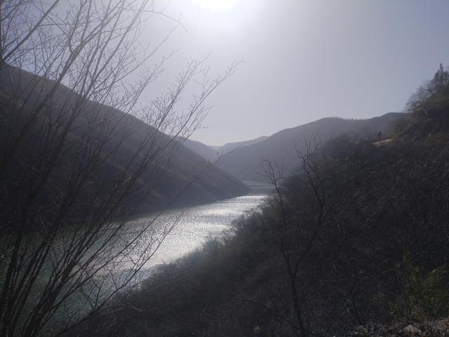 陕西的关中大峡谷蓄水啦