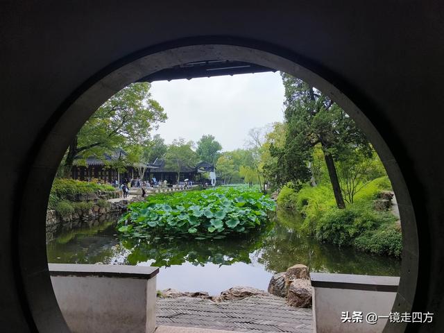 临近国庆，在还很闷热的天气里，游览市内现存最大的园林拙政园