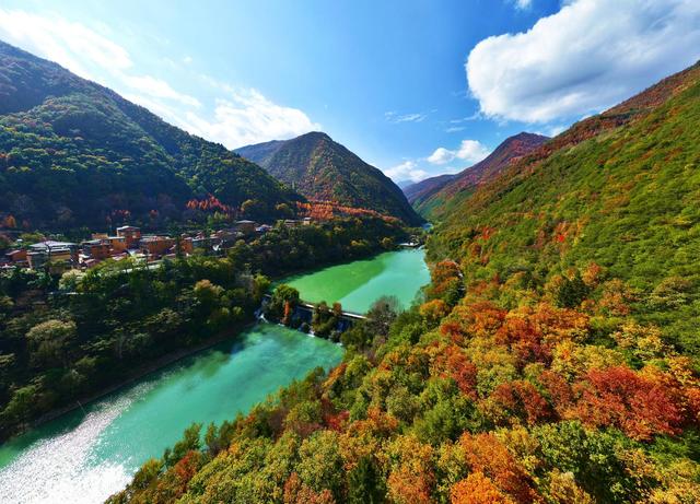 当晚秋遇见官鹅沟……