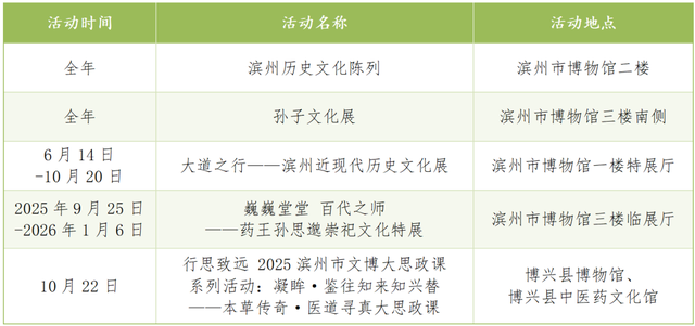 文化服务在您身边丨每周文化菜单（10月18日-10月26日）