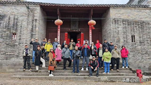游长岗岭古村，观飘黄银杏