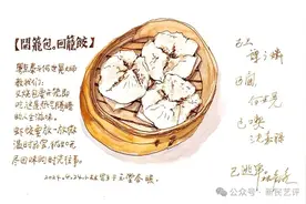 新民艺评丨小林漫画：美食的背后是记忆与乡愁图片
