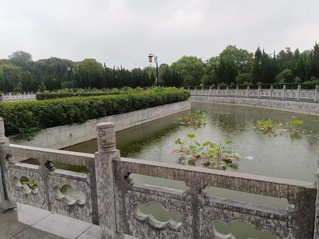 雨中游汝南和母校（作者：朱树理）