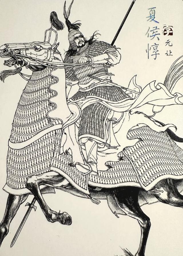 黄子鉴三国人物线稿:线藏霸气,笔露锋芒!