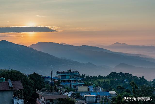 尼泊尔摄影之旅（13）——博克拉观喜马拉雅山日出