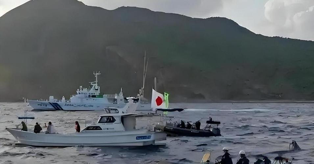 中日架炮海上对峙3小时！日船只夜袭钓鱼岛，中方再次通告联合国