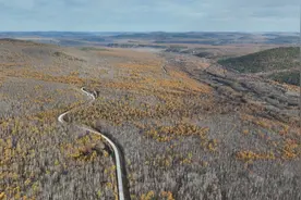 国道331线洛古河至恩和哈达段公路全线贯通图片