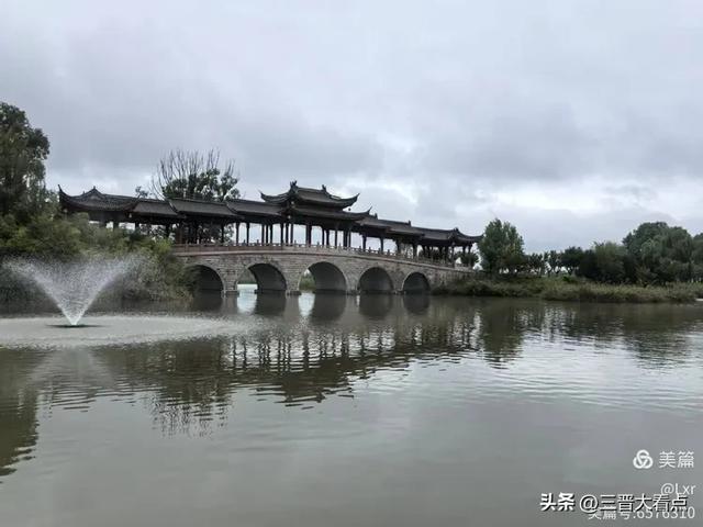 秋雨绵绵漳泽湖